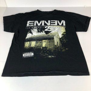 Eminem The Marshall Mathers LP 2 Men's Medium Black Graphic Print Slim Shady Tee